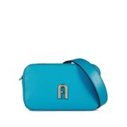 Primula Logo Crossbody Tas Furla , Blue , Dames