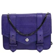 Pre-owned Leather clutches Proenza Schouler Pre-owned , Blue , Dames