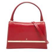 Pre-owned Leather handbags Carolina Herrera Pre-owned , Red , Dames