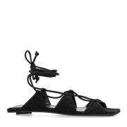 Zwarte Sandalen voor Dames The Attico , Black , Dames