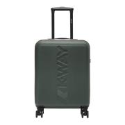 Kleine cabine trolley K-Way , Green , Unisex