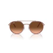 Metalen Frame Roze/Bruine Lens Zonnebril Ray-Ban , Brown , Dames