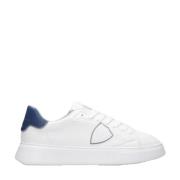 Witte Sneakers van Kalfsleer met Oversized Zool Philippe Model , White...