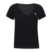 Zwarte Polo T-shirts en Polos Ralph Lauren , Black , Dames