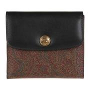 Nero Kleine Portemonnee Etro , Black , Dames