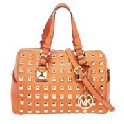 Pre-owned Leather handbags Michael Kors Pre-owned , Orange , Dames