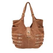 Pre-owned Leather shoulder-bags Jimmy Choo Pre-owned , Brown , Dames