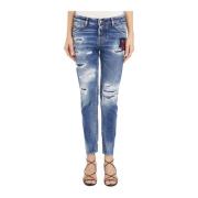 Cool Girl Slim-Fit Denim Jeans Dsquared2 , Blue , Dames