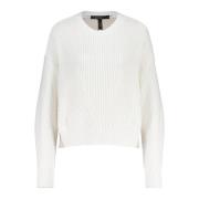 Round-neck Knitwear Marc Cain , White , Dames