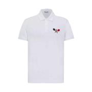 Klassieke Polo Shirt Model J1 091 Moncler , White , Heren