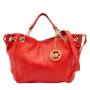 Pre-owned Leather handbags Michael Kors Pre-owned , Orange , Dames