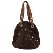 Pre-owned Leather handbags Marni Pre-owned , Brown , Dames