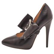 Pre-owned Leather heels Gucci Vintage , Black , Dames