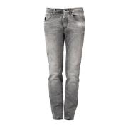 Versleten straight leg jeans John Richmond , Gray , Heren