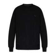 Sweatshirt met logo Y-3 , Black , Heren