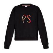 Sweatshirt met logo PS By Paul Smith , Black , Dames