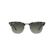Rb3016 Zonnebril Clubmaster Fleck Gepolariseerd Ray-Ban , Gray , Dames