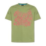 Katoenen T-shirt PS By Paul Smith , Green , Heren