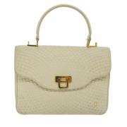 Pre-owned Leather handbags Bally Pre-owned , Beige , Dames