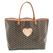 Pre-owned Leather totes Goyard Vintage , Brown , Dames