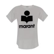 Stijlvolle Linnen T-Shirt voor Vrouwen Isabel Marant Étoile , White , ...