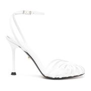 High Heel Sandals Alevi Milano , White , Dames