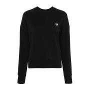 Zwarte Sweatshirts voor Dames Chiara Ferragni Collection , Black , Dam...