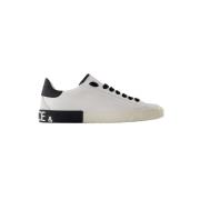 Leather sneakers Dolce & Gabbana , White , Dames