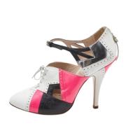 Pre-owned Leather heels Miu Miu Pre-owned , White , Dames