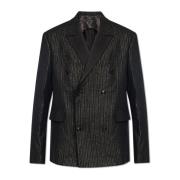 Dubbelrijige blazer Amiri , Black , Heren