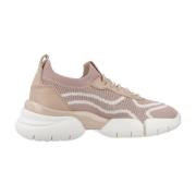 Stijlvolle Dames Sneakers Geox , Pink , Dames