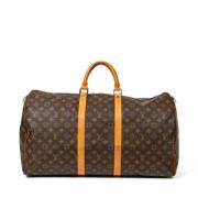 Pre-owned Canvas travel-bags Louis Vuitton Vintage , Brown , Dames