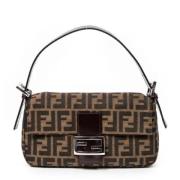 Pre-owned Canvas fendi-bags Fendi Vintage , Brown , Dames