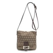 Pre-owned Canvas fendi-bags Fendi Vintage , Brown , Dames