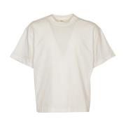 Klassiek Wit Katoenen T-Shirt voor Mannen Séfr , Beige , Heren