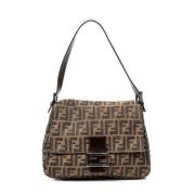 Pre-owned Canvas fendi-bags Fendi Vintage , Brown , Dames