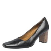 Pre-owned Leather heels Gucci Vintage , Black , Dames