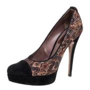 Pre-owned Fabric heels Missoni Pre-owned , Black , Dames