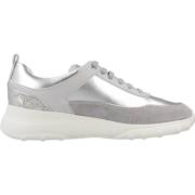 Stijlvolle Casual Sneakers voor Vrouwen Geox , Gray , Dames