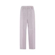 Straight Trousers Peserico , Purple , Dames