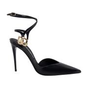 Zwarte Lakleren Stiletto Pumps Dolce & Gabbana , Black , Dames