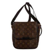 Pre-owned Canvas louis-vuitton-bags Louis Vuitton Vintage , Brown , Da...