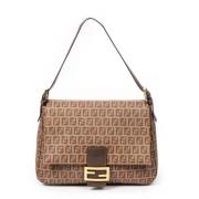 Pre-owned Canvas fendi-bags Fendi Vintage , Brown , Dames