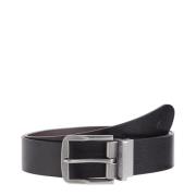 Klassieke Leren Riem Calvin Klein , Black , Heren