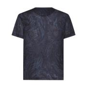 Roma T-Shirt Etro , Blue , Heren