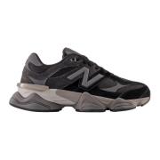 Zwart & Grijs 9060 Lage Sneakers New Balance , Black , Heren