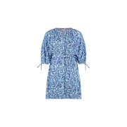 Blauwe Palmetto Clipper Jurk Fabienne Chapot , Blue , Dames