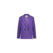 Paarse blazer met klieke kraag Fabienne Chapot , Purple , Dames