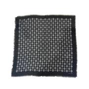 Pre-owned Wool scarves Yves Saint Laurent Vintage , Black , Dames