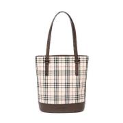 Pre-owned Canvas totes Burberry Vintage , Beige , Dames